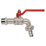 Кран шаровый VT.051, 1/2", со штуцером 