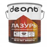 Состав деревозащитный ДЕОЛЬ Лазурь Бесцветный, без запаха, 0,75 л