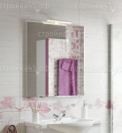 Зеркало Alavann Crystal 75, с подсветкой, 75*80 см