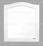 Зеркало COMFORTY Монако 80, белый глянец, 80*85 см