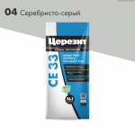 Затирка Церезит СЕ 33 2 кг, Серебристо-серый