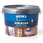 Лак HUSKY SIBERIAN защитный для стен и потолков, полуматовый, бесцветный, 2,5 л
