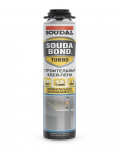 Клей монтажный Soudal 750 мл, полиуретановый, Soudabond TURBO GUN 