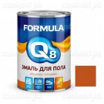 Эмаль FORMULA Q8 ПФ-266 для пола, желто-коричневая, 20 кг