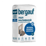 Пол наливной Bergauf 20 кг, Boden Zement Medium, [56шт]