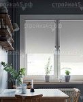 Штора рулонная 81741098170, Blackout LUX, цвет белый, 98*170 см