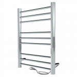 Полотенцесушитель INDIGO Line Trinity с/п (electro), LCLTE80-40PGNS, 80*40, таймер, скр.монтаж, унив.подкл.R/L, Gun Metal/Оружейная сталь