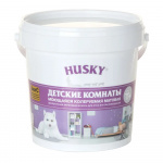 Краска HUSKY для детских комнат, моющаяся, база C, матовая, 0,9 л