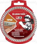 Диск отрезной 181230, Hardcore, алмазный, Турбо, по бетону, 230*10*22,23 мм