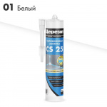 Герметик Церезит  CS 25, Силиконовый, Санитарный, Белый, 280 мл