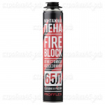 Пена монтажная PROFFLEX FIREBLOCK 65, огнестойкая, 750 мл