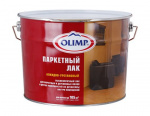 Лак ОЛИМП паркетный, бесцветный, матовый, 0,9 л