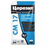 Клей плиточный Церезит CM 17 SUPER FLEX, серый, 5 кг