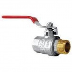 Кран шаровый VT.215, Base, 1/2", муфта-штуцер, рычаг
