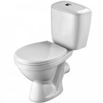 Унитаз-компакт Santek 1WH302376, Паллада, (2-реж., дюропласт, метал крепеж)