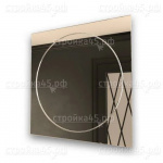 Зеркало Mixline Пион, 600*600, гравировка