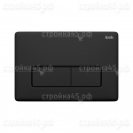 Кнопка для инсталляции IDDIS UNI10B0i77, Unifix, двойной смыв, черный