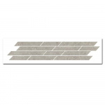 Декор Kerama Marazzi T036\SG6537, РИККАРДИ МОЗАИЧНЫЙ 46,8Х9,8 СЕРЫЙ СВЕТЛЫЙ МАТОВЫЙ