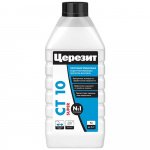 Пропитка Церезит гидрофобизирующая CT 10 SUPER, для швов плиточных облицовок, бесцветная, 1 л