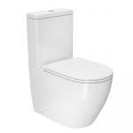 Унитаз-компакт D&K Matrix, DT1397516, Торнадо, сиденье микролифт, Белый