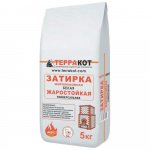 Затирка Терракот жаростойкая, цвет белый, 5 кг