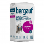 Штукатурка Bergauf 25 кг, Декоративная, Dekor 2.0, Короед 