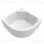 Поддон душевой Тритон ПД5, 90*90, Высокий, с сифоном, с экраном, с каркасом -4 части