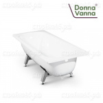 Ванна стальная "ВИЗ" DONNA VANNA, белая орхидея, с установочным комплектом, 170*70 см