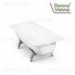 Ванна стальная "ВИЗ" DONNA VANNA, белая орхидея, с установочным комплектом, 170*70 см