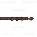 Карниз с U-шиной Кантри, 160см, Орех