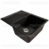 Мойка из искусственного камня ML-GM26, (308), MIXLINE, 580*470*190 мм, с крылом, Черная Мойка из искусственного камня ML-GM26, (308), MIXLINE, 580*470*190 мм, с крылом, Черная