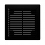 Решетка вентиляционная ЭРА, накл. 1515P Black Решетка вентиляционная ЭРА, накл. 1515P Black
